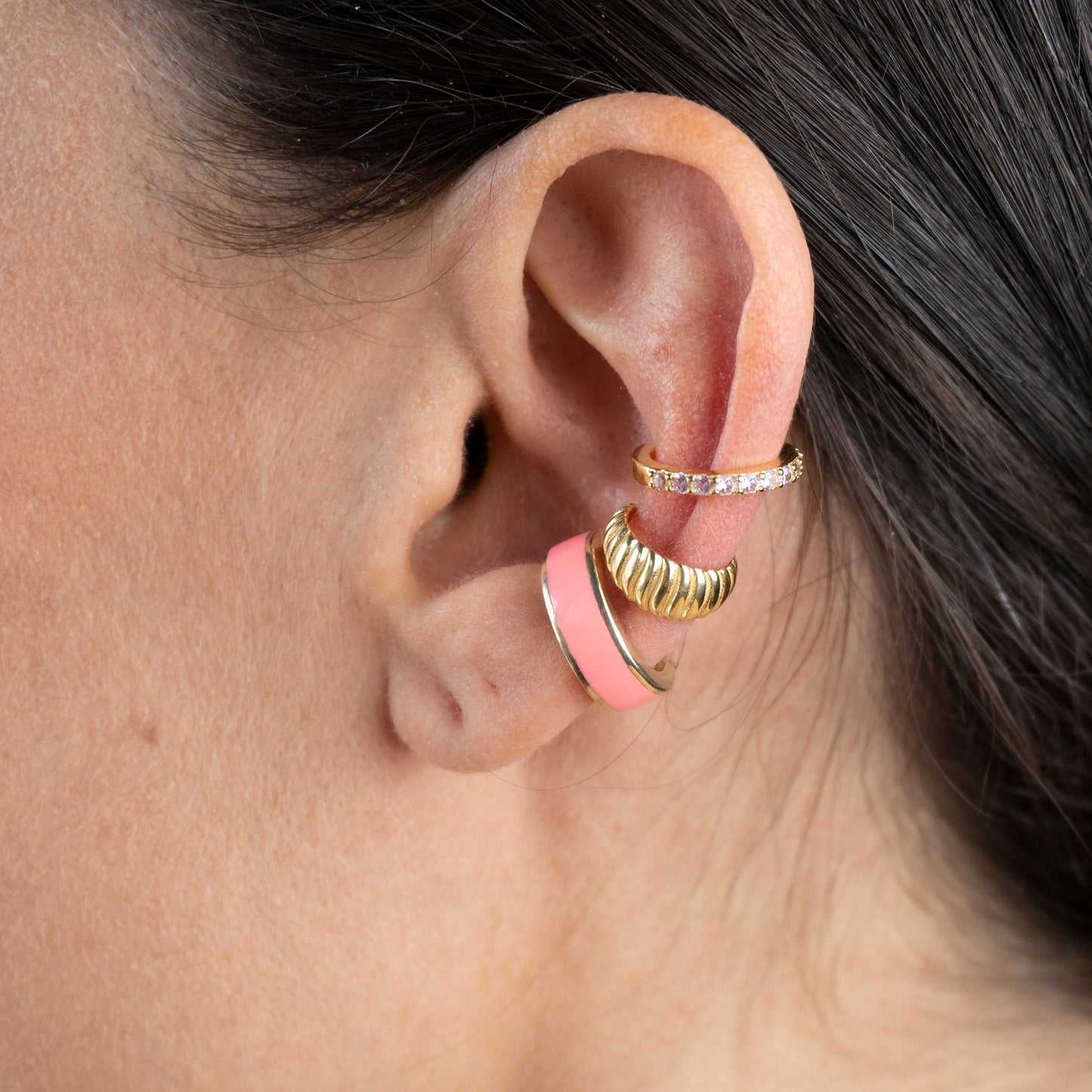 ear cuff smaltato