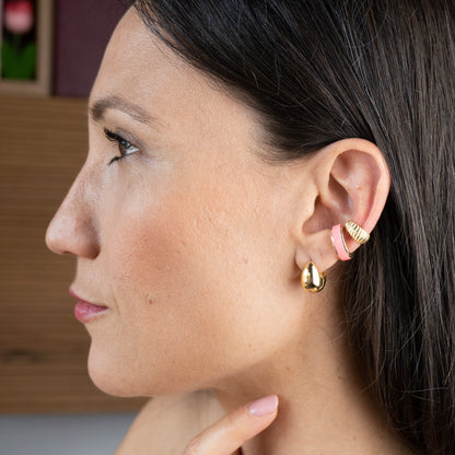 ear cuff smaltato